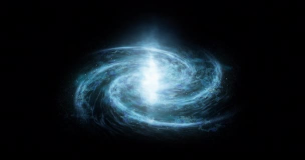A spirál galaxis mozog körül Absztrakt tér háttér Csillagtér, a kialakulása csillagok és bolygók Mélyűr felvételek Részecskék izzó háttér Drámai jelenet tér 4k videó render animáció