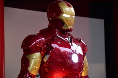 Ironman / Iron man, Avengers kahraman. Singapur sokaklarında çekilen resmi.