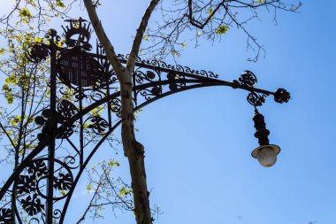 Barselona Lamppost Gaudi tarafından yapılan - Resim