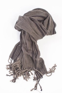 wool gray scarf