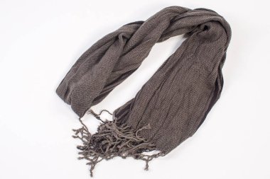wool gray scarf