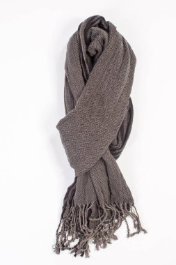 wool gray scarf