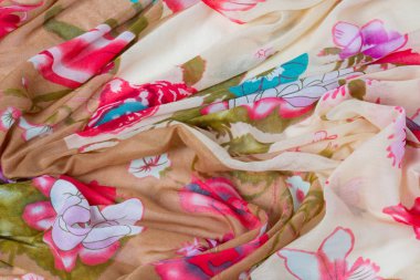 çok renkli buruşuk kumaş