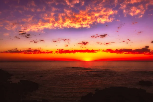 Sudafrica Hout Bay Città Del Capo Ora Blu Paesaggio Panoramico — Foto Stock