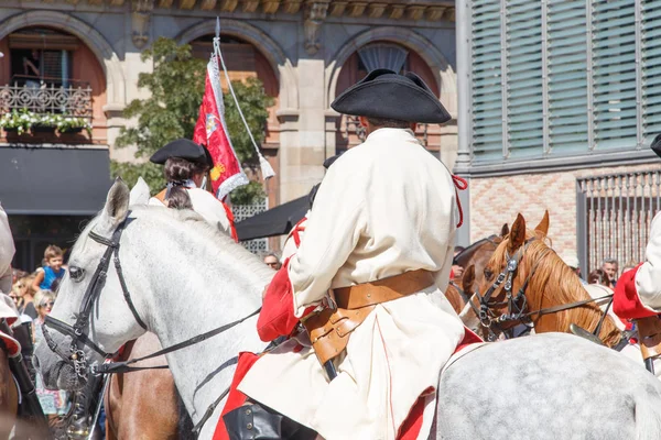 Barcelona, Katalonya, İspanya, 11 Eylül 2017: tarihi kültürel demostration Katalonya gelen Catalunya'nın bağımsızlığını ralli desteği ulusal gün boyunca sırasında.