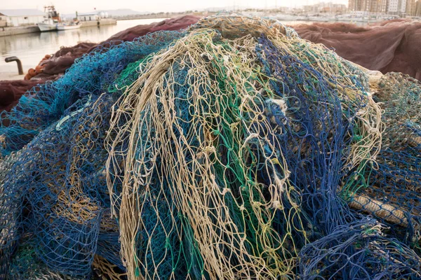 有浮子的渔网 — 图库照片