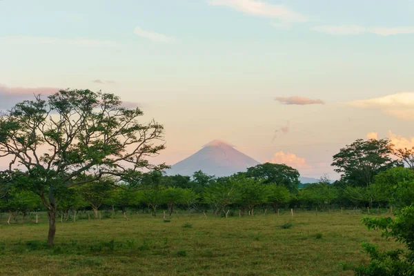 Weergave Met Vulkaan Field Concepcion Achtergrond Nicaragua — Stockfoto