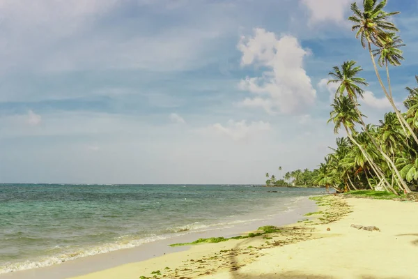 Pequeña Isla Maíz Vista Playa Nicaragua — Foto de Stock