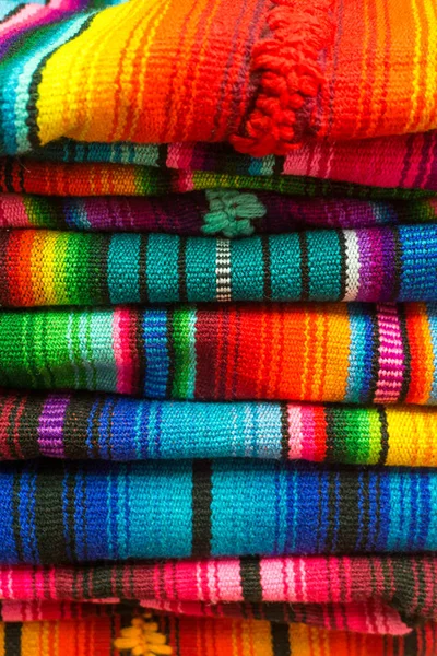 Verschiedene Bunte Stoffe Maya Stil Als Muster — Stockfoto