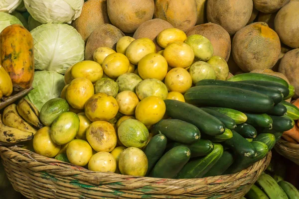 Tropical Fruits Sell Nicaragua — Stock Photo, Image