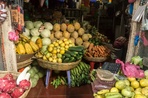 Vruchten Verkopen Markt Van Nicaragua — Stockfoto
