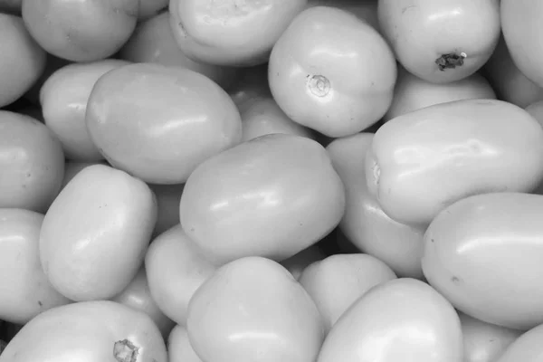 Tomatoes Group Black White — Stock Photo, Image