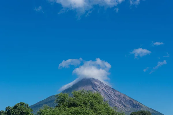 Eiland Ometepe Nicaragua Weergave Van Voclano Concepcion — Stockfoto