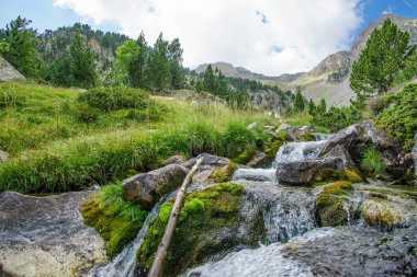 saf doğa, Pyrenees dağ manzarası