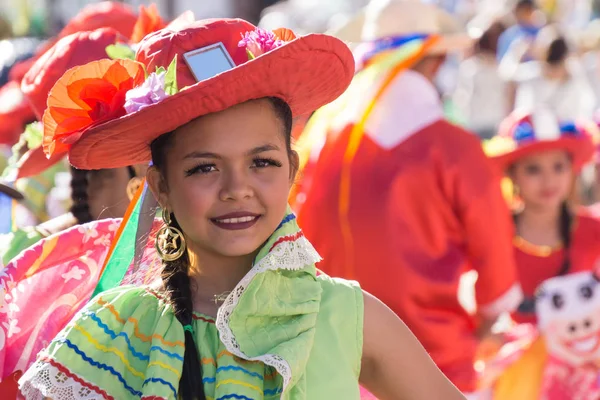 Granada Nikaragua Şubat 2017 Karnaval Kutlamaları Sırasında Geleneksel Kıyafet Renkli — Stok fotoğraf