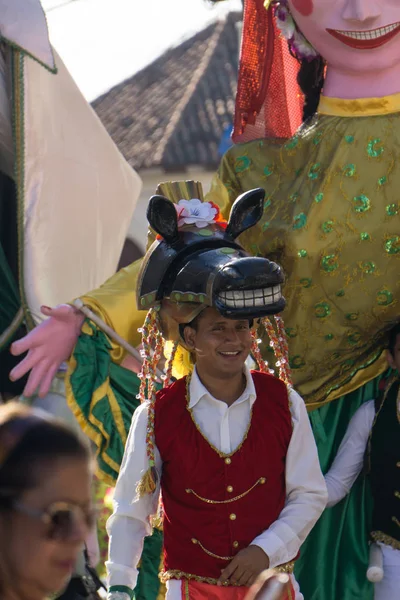 Grenade Nicaragua Février 2017 Des Gens Portant Des Vêtements Traditionnels — Photo