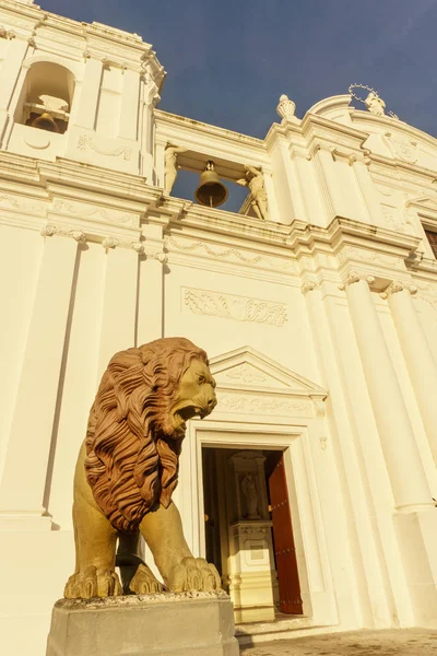 Léon Nicaragua Cathédrale Touristique Images Voyage — Photo