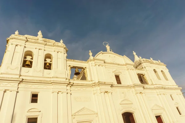 Καθεδρικός Ναός Της Πόλης Leon Νικαράγουα Τουριστική Θέση Στη Νικαράγουα — Φωτογραφία Αρχείου