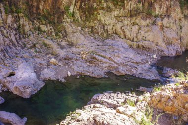 Nikaragua somoto canyon, coco Nehri çevreleyen kayalar