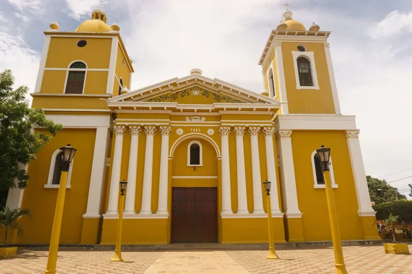 Catedral Vista Aire Libre Chinandega Nicaragua — Foto de Stock