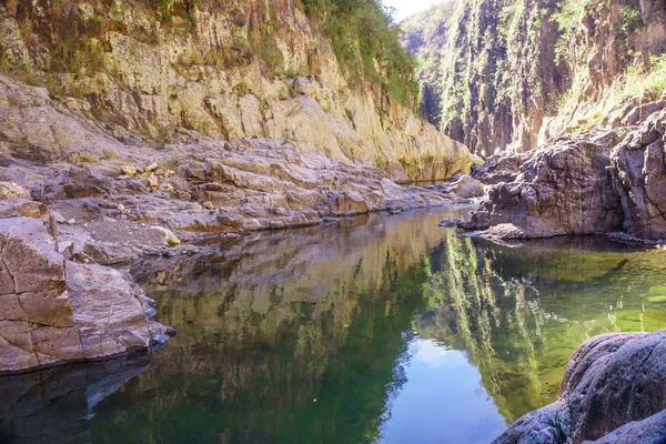 Canyon Somoto Nicaragua Fiume Cocco Bellissimo Paesaggio — Foto Stock