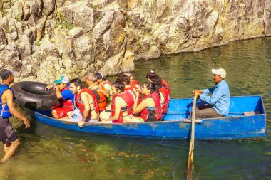 Kano somoto Kanyon, Nikaragua Somoto Kanyon,: Madriz, Nicaragua, 4 Ocak 2018:people