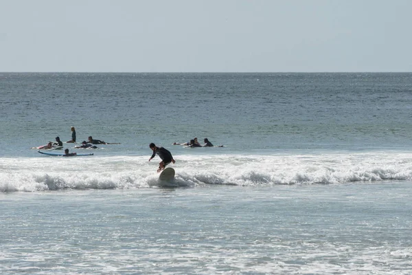 San Juan Del Sur Nicaragua Gennaio 2018 Playa Maderas Surf — Foto Stock