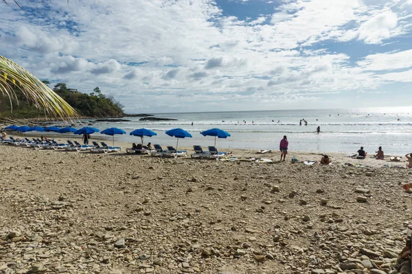 San Juan Del Sur Nicaragua Januari 2018 Playa Maderas Toeristische — Stockfoto