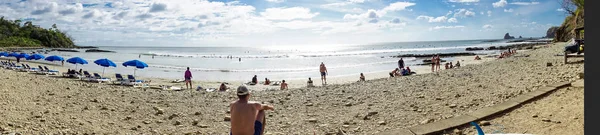 San Juan Del Sur Nicaragua Januar 2018 Playa Maderas Surfspot — Stockfoto