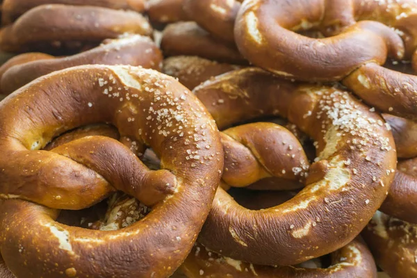 Fresh Bavarian Pretzels Bread Delisious — Stock Photo, Image