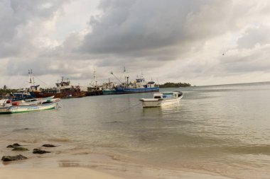 Mısır Island, Nicaragua, 08 Mayıs 2017: Yerel Havaalanı La Costena Hava Yolları uçak turist.