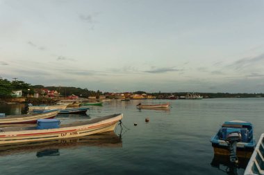 Mısır Island, Nicaragua, 08 Mayıs 2017: Yerel Havaalanı La Costena Hava Yolları uçak turist.