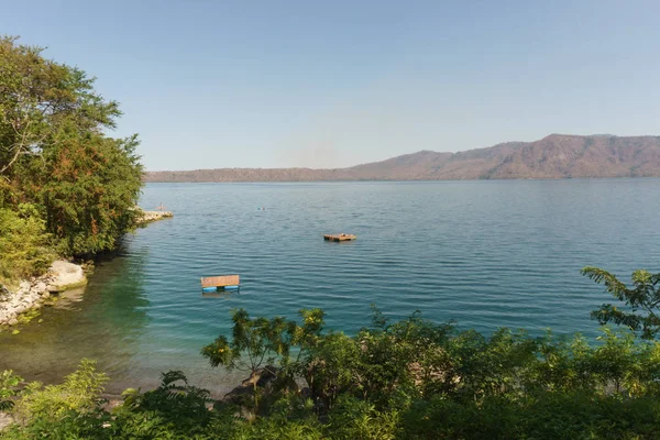 Laguna Apoyo Masaya Nicaragua Centralamerika Sjöutsikt Turistisk Plats Laguna Apoyo — Stockfoto