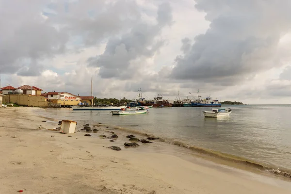 Corn Island Nicaragua Maggio 2017 Turista Fuori Dall Aereo Costena — Foto Stock