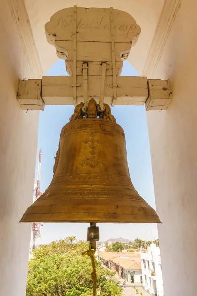 Detail Bronze Bell Cathedral Leon Nicaragua Most Important Central America — Stock Photo, Image