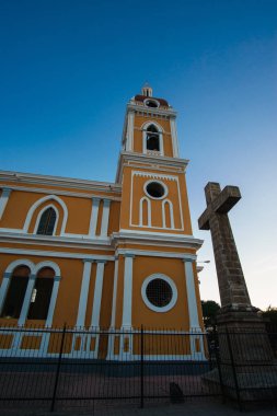 church in Catarina, nicaragua, lower view of the church