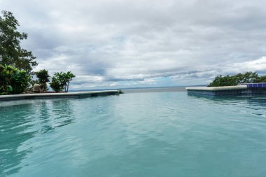 Ocean view Yüzme Havuzu, güzel gündoğumu Nikaragua