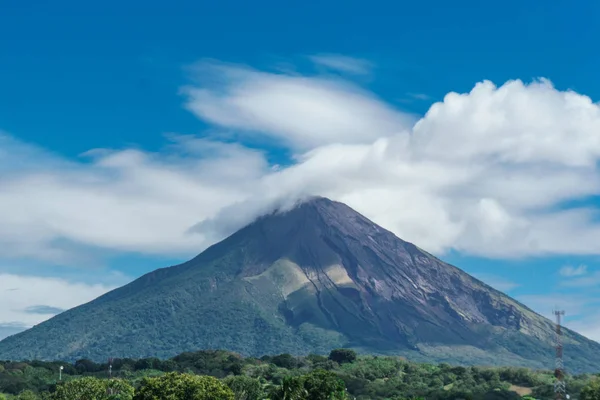 Ometepe Eiland Upweergave Mooie Vulkaan — Stockfoto