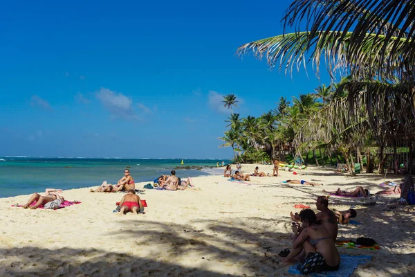 Tropisk Strand Panoramautsikt Corn Island Västindien Från Nicaragua — Stockfoto