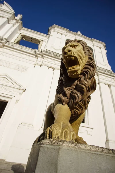 Statue Church City Len Nicaragua — Stock Photo, Image