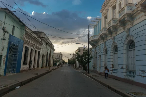 Cienfuegos Cuba Dezembro 2016 Vista Rua — Fotografia de Stock