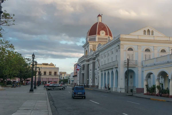 Сьєнфуегос Куби Грудня 2016 Перегляд Вулиць — стокове фото