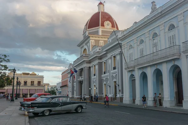 Сьєнфуегос Куби Грудня 2016 Перегляд Вулиць — стокове фото