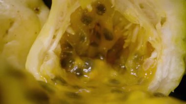 Parlak Işık, Egzotik Meyve Konsepti ile Açığa Çıkan Tohum ve Pulla Doli Kaydırma Görünümünü Kapat