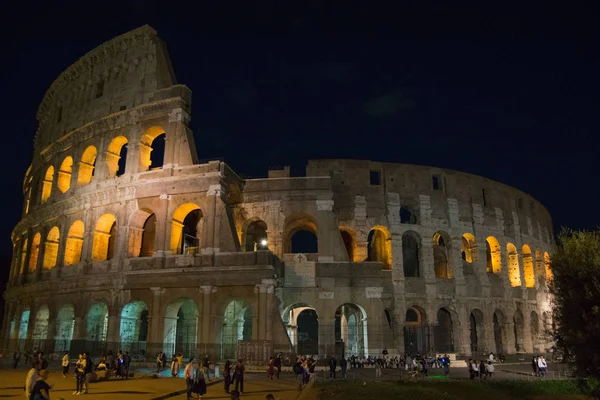 Colisée Nuit Rome Italie — Photo