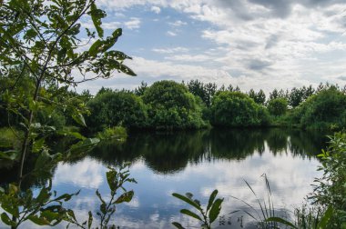 Tataristan Cumhuriyeti'nde Kazan yakınlarındaki Karakul Gölü, Rusya