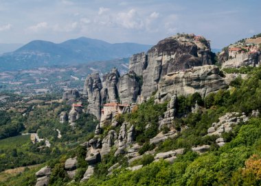 Meteora, Kalambaka, Yunanistan 'ın güzel manzaraları