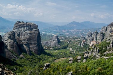 Meteora, Kalambaka, Yunanistan 'ın güzel manzaraları