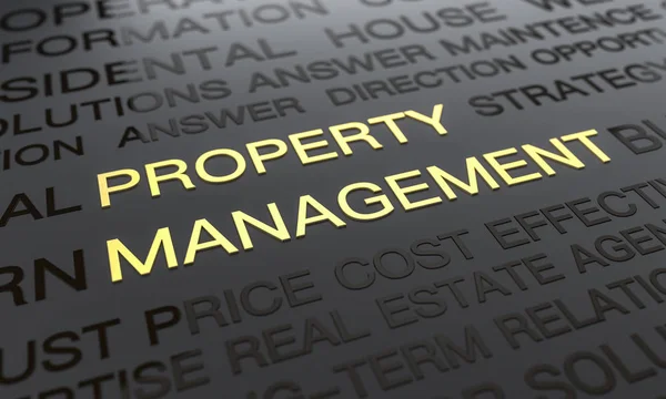 Real Estate and Property Management tag cloud Background