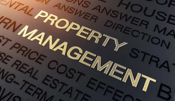 Real Estate and Property Management tag cloud Background